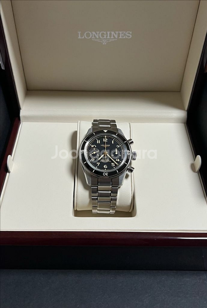 론진 스피릿 파일럿 플라이백 민트급--0