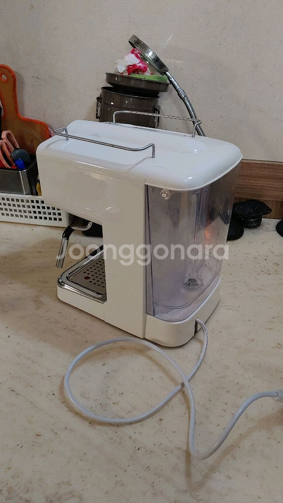 플랜잇 반자동 에스프레소 커피머신 화이트 PCM-F15--4