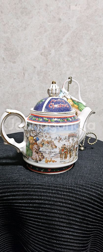 Rare] 크리스마스 새들러 티팟 / 머그컵 세트--2