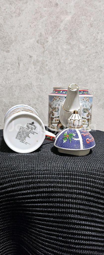 Rare] 크리스마스 새들러 티팟 / 머그컵 세트--8