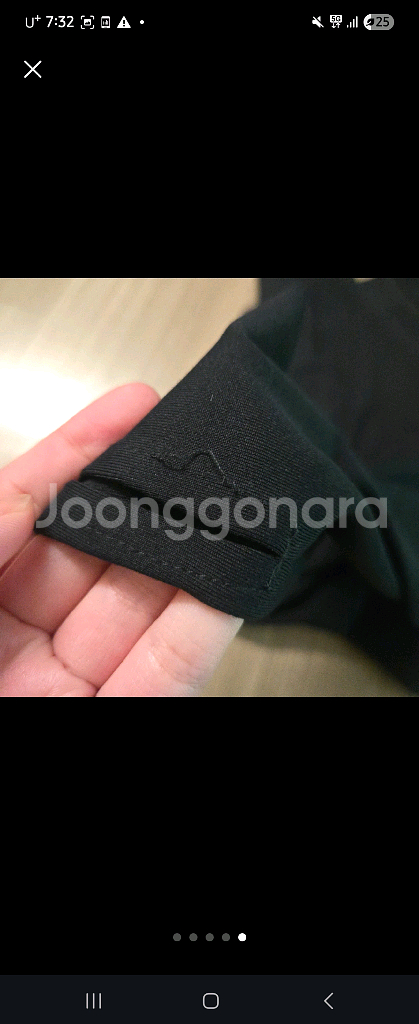 젝시믹스 슬림핏 크롭 후드 집업 블랙 M--4