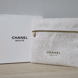 정품) 샤넬 골드 파우치 (코스메틱)