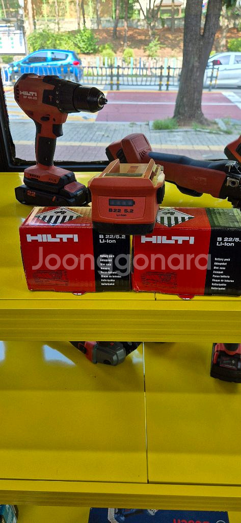 힐티 배터리 B22/5.2ah 6개세재품일괄판매--0