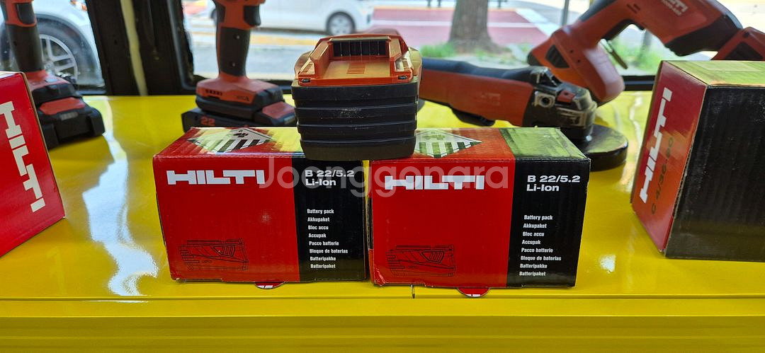 힐티 배터리 B22/5.2ah 6개세재품일괄판매--2