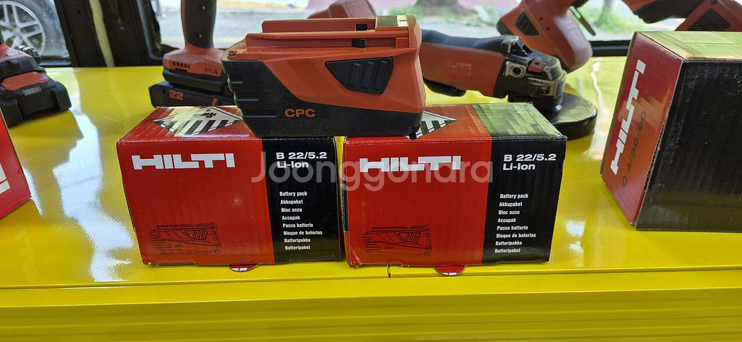 힐티 배터리 B22/5.2ah 6개세재품일괄판매--3