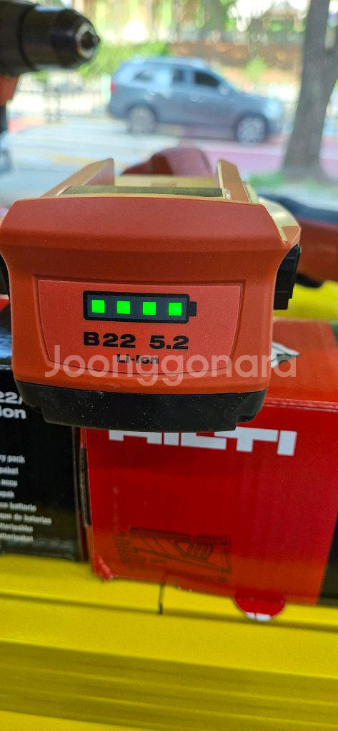 힐티 배터리 B22/5.2ah 6개세재품일괄판매--6