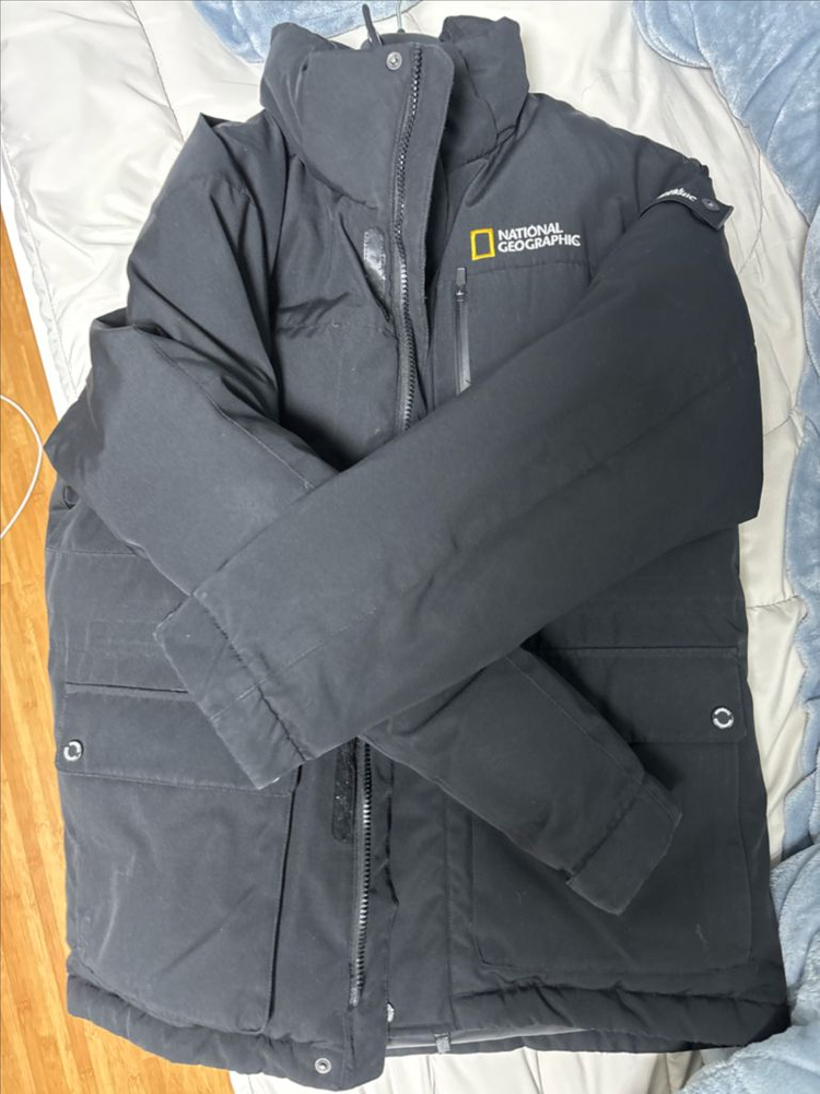 내셔널지오그래픽 숏패딩 이미지