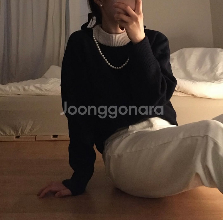 어그스트 베이지보울 로맨틱 니트--0