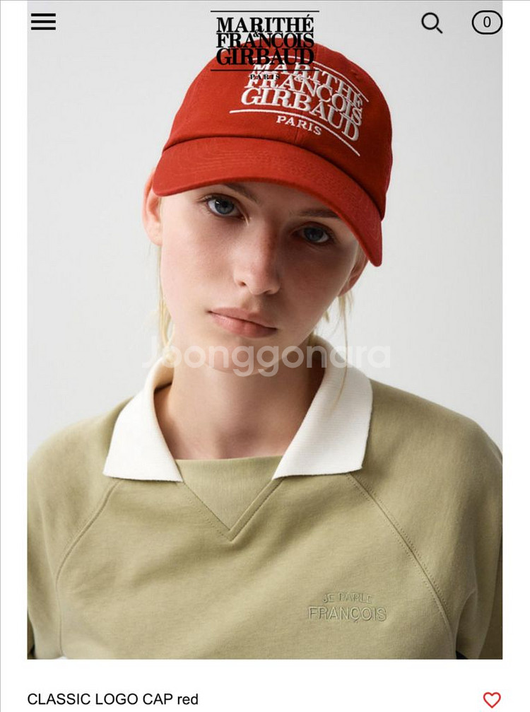 마리떼프랑소와 저버 볼캡 두개--0