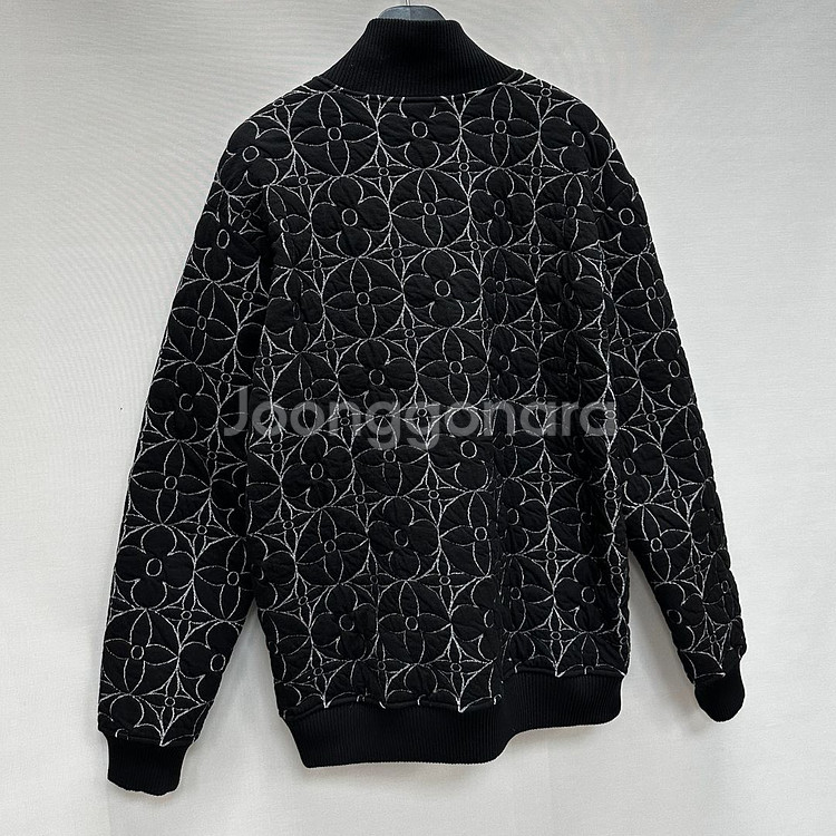 루이비통 집 스루 모노그램 플라워 블루종 자켓 ( 105 110 )--5