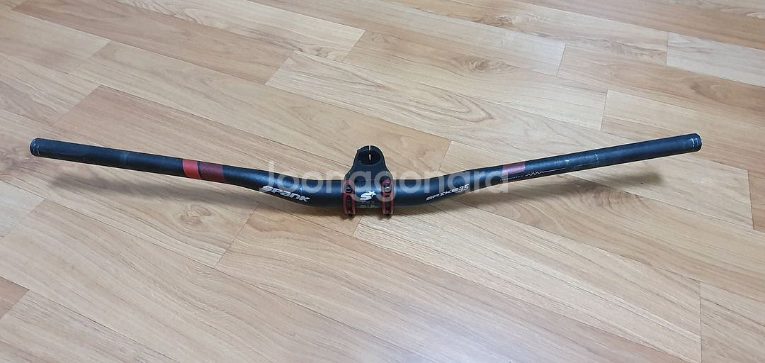 spank spike35 핸들바, spank 스템--2