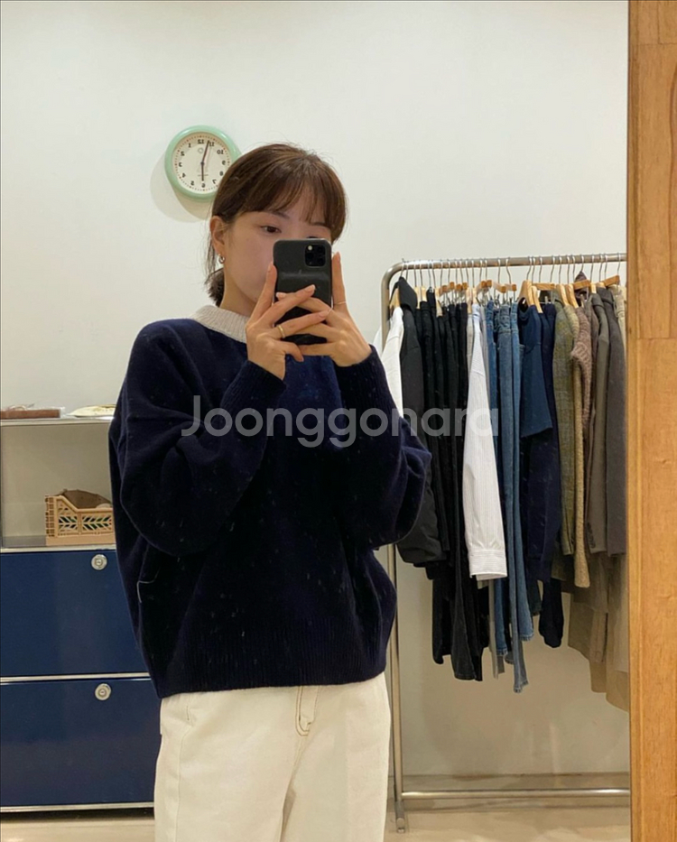 어그스트 베이지보울 로맨틱 니트--5