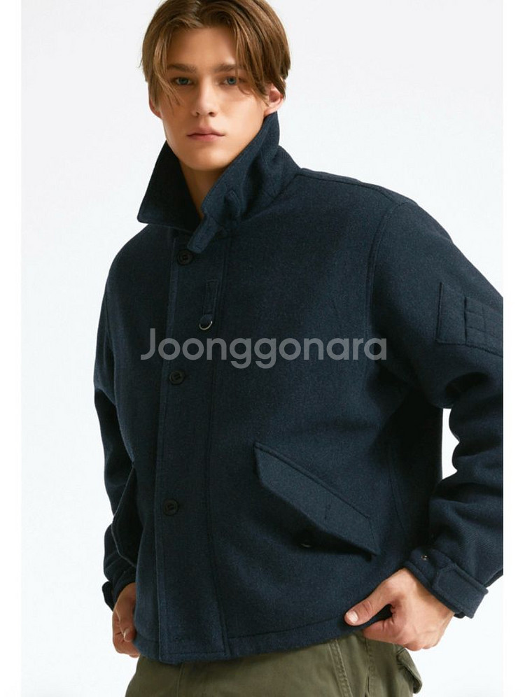 [새상품] W.A.U mk3 모직자켓 블랙,네이비 L(105)사이즈--5