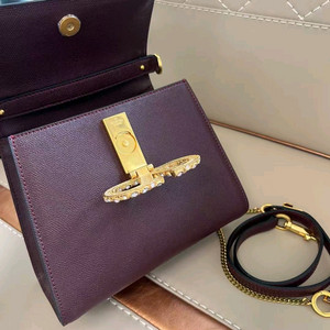 버건디가죽가방숄더백