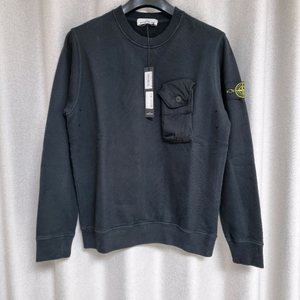 스톤아일랜드 벨로즈 포켓 맨투맨 블랙 L사이즈