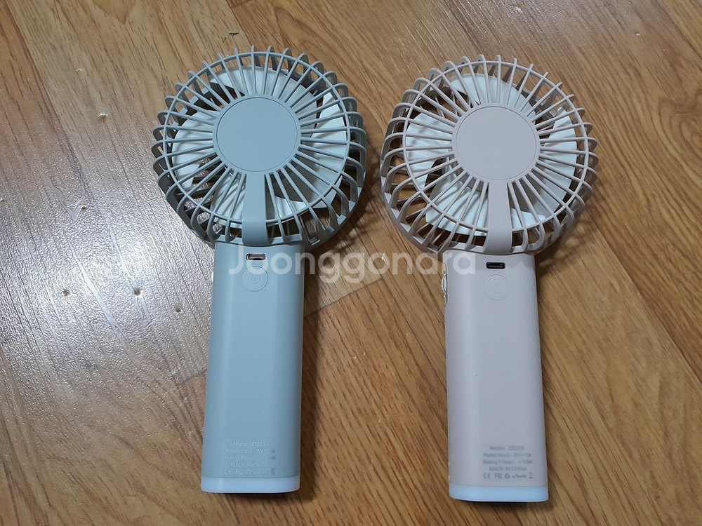 손풍기 2개 일괄 손 선풍기 휴대용 무선 KINSCOTER--1