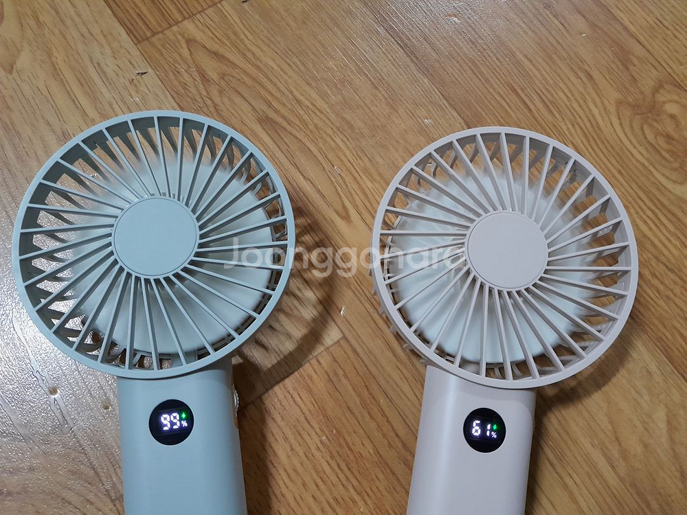 손풍기 2개 일괄 손 선풍기 휴대용 무선 KINSCOTER--5
