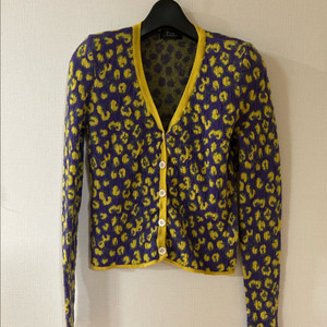 타임 레오파드 가디건