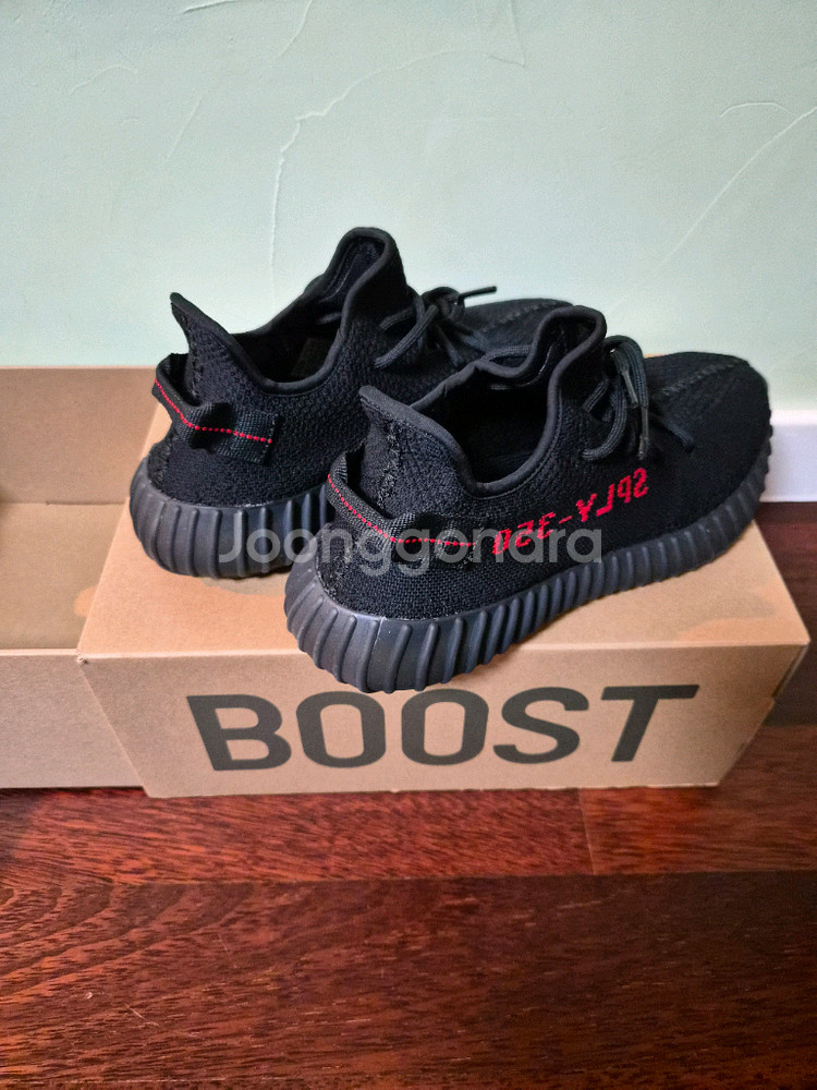 아디다스 이지부스트 350 브레드 275 사이즈 (잡화 번호 1)--4