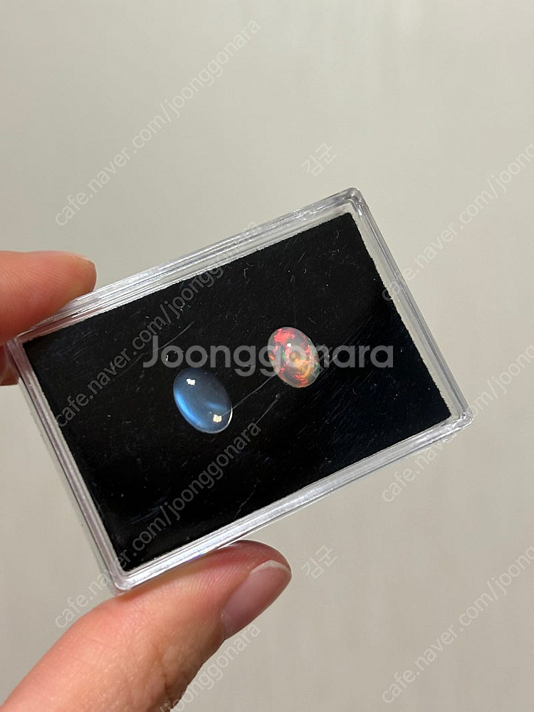 최종가 원석 블루 문스톤 나석 1.94ct 한미--0