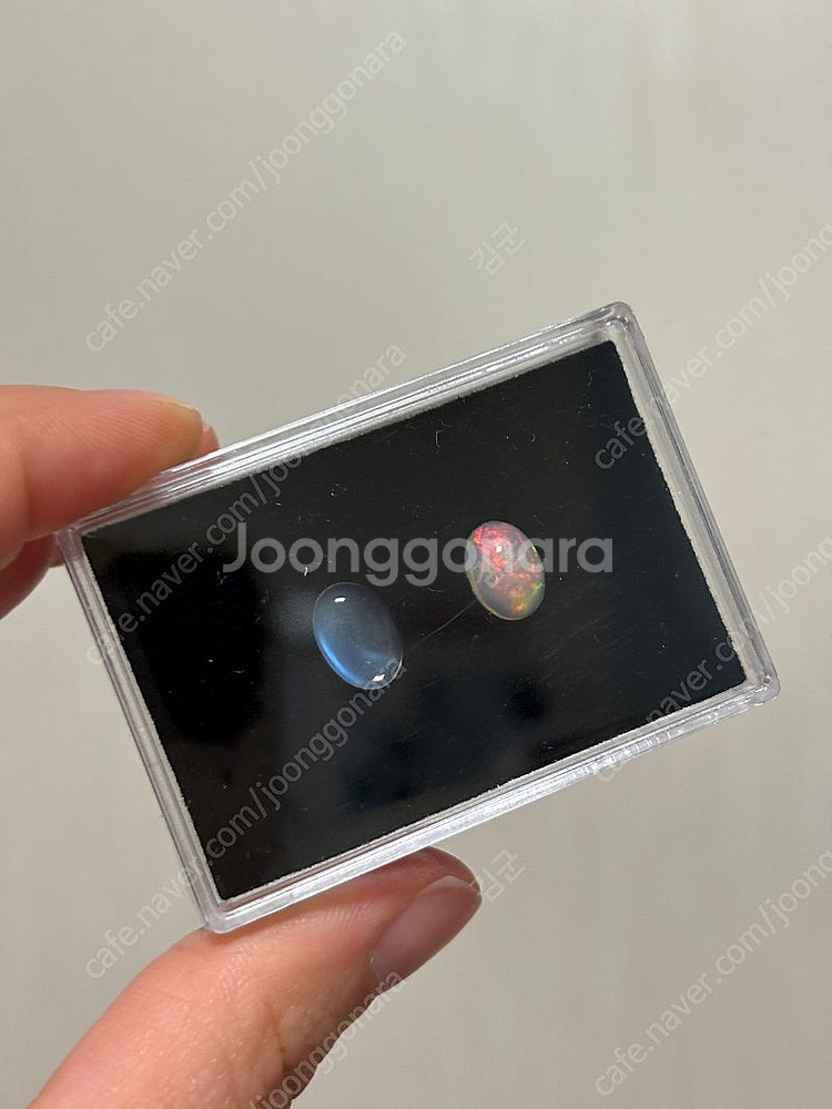 최종가 원석 블루 문스톤 나석 1.94ct 한미--1