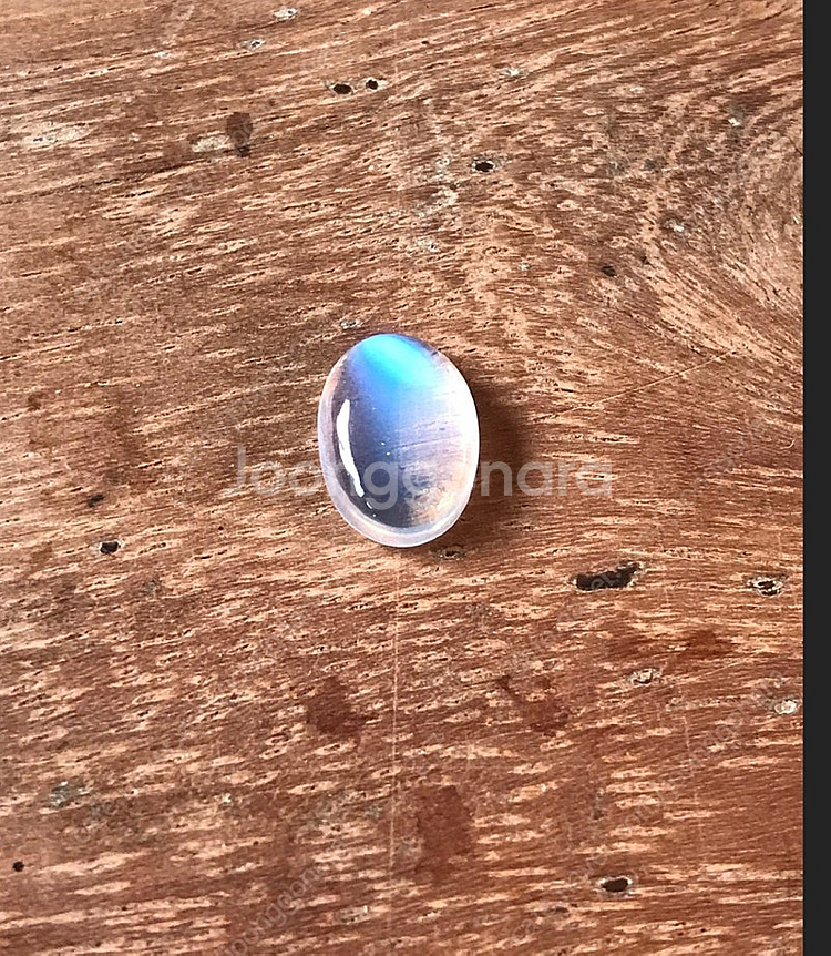 최종가 원석 블루 문스톤 나석 1.94ct 한미--3