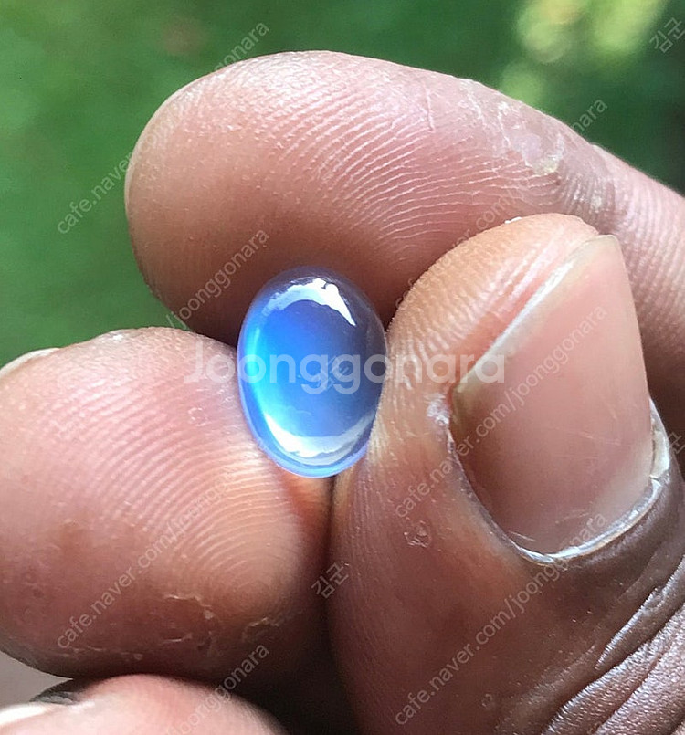 최종가 원석 블루 문스톤 나석 1.94ct 한미--4