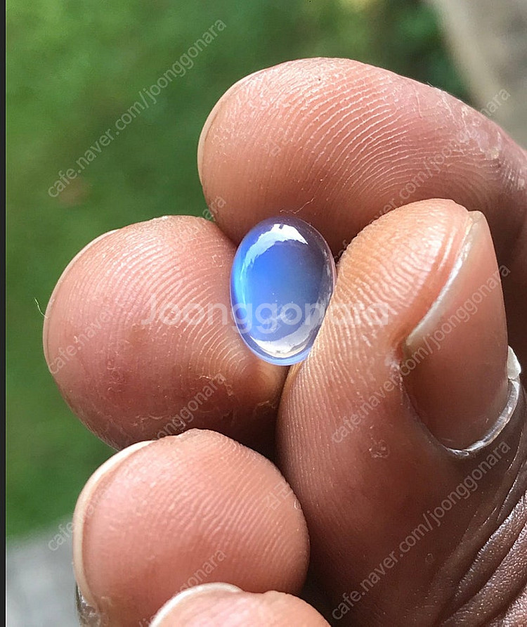 최종가 원석 블루 문스톤 나석 1.94ct 한미--5