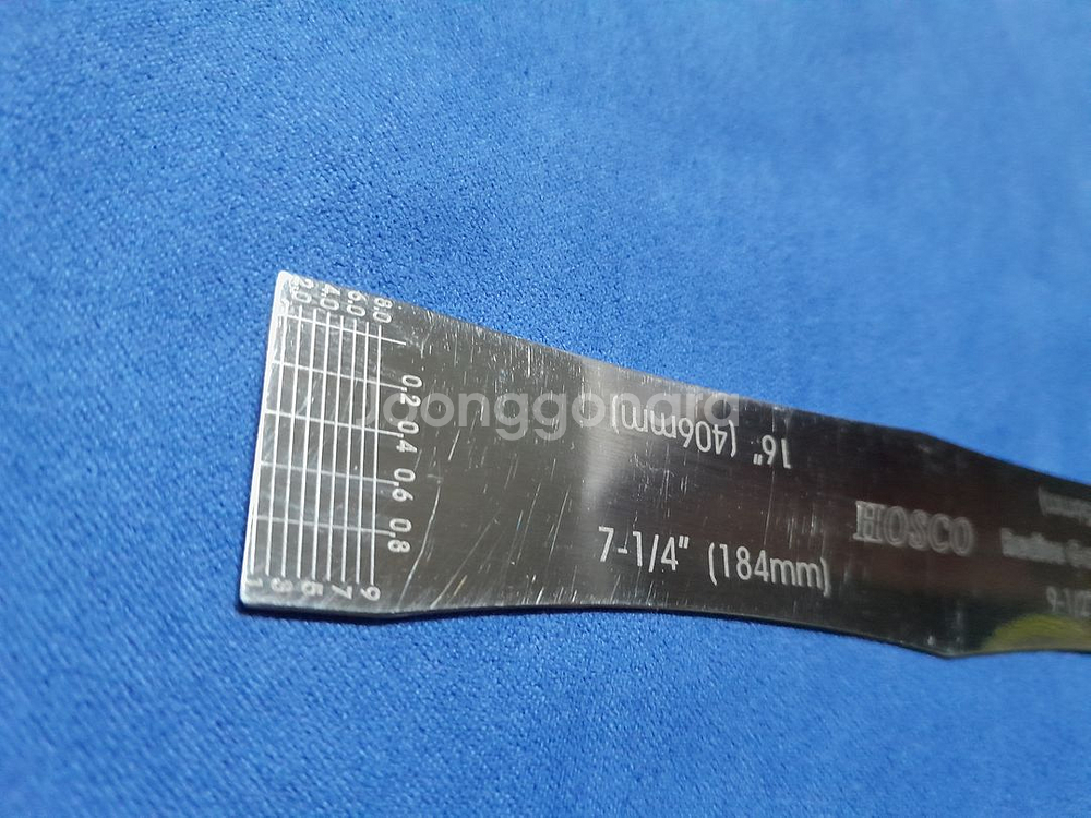 호스코 레디우스 게이지 기타 곡률 측정 공구 줄높이 hosco radius gauge--0
