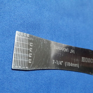 호스코 레디우스 게이지 기타 곡률 측정 공구 줄높이 hosco radius gauge