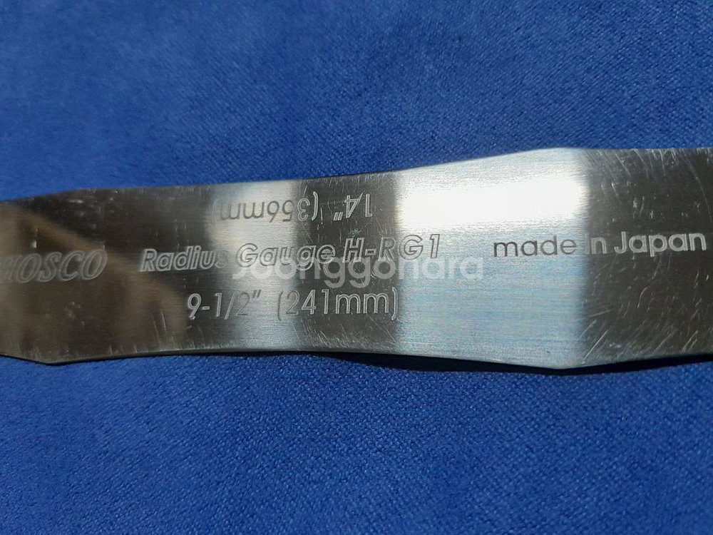 호스코 레디우스 게이지 기타 곡률 측정 공구 줄높이 hosco radius gauge--2