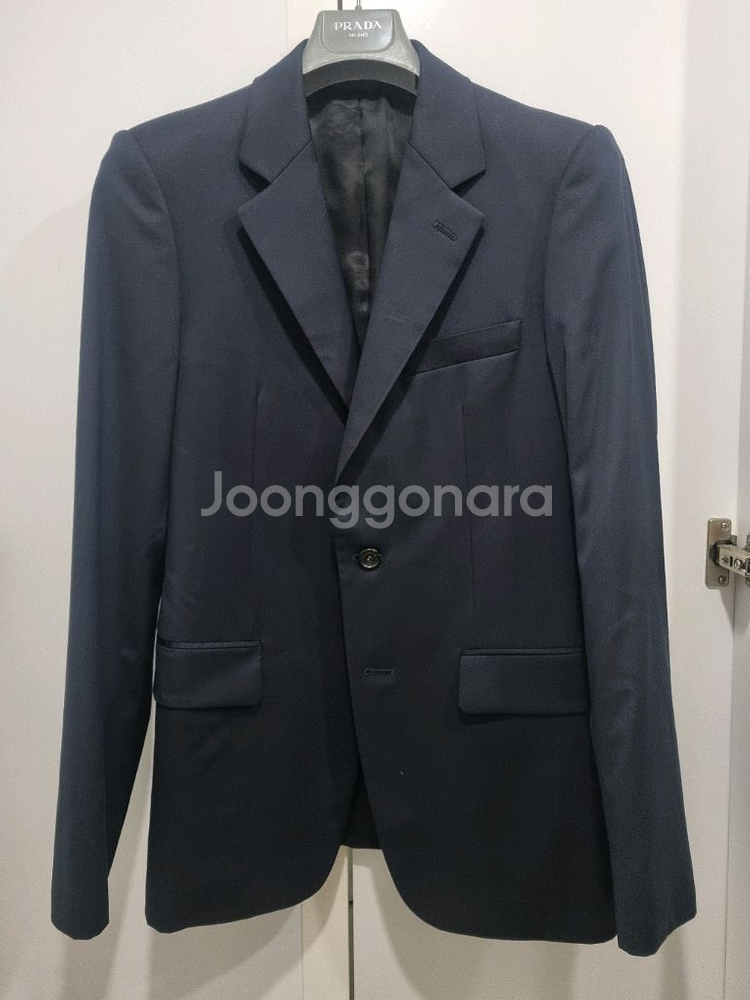 남성 솔리드옴므 우영미 정장 자켓 네이비--0