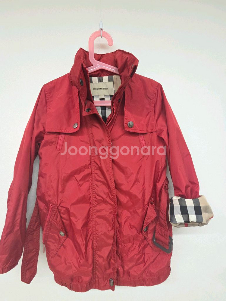 버버리 키즈 아노락 자켓 8Y--0