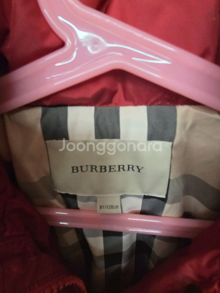 버버리 키즈 아노락 자켓 8Y--2