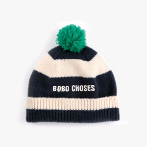 보보쇼즈 25fw 스트라이프 비니 54cm