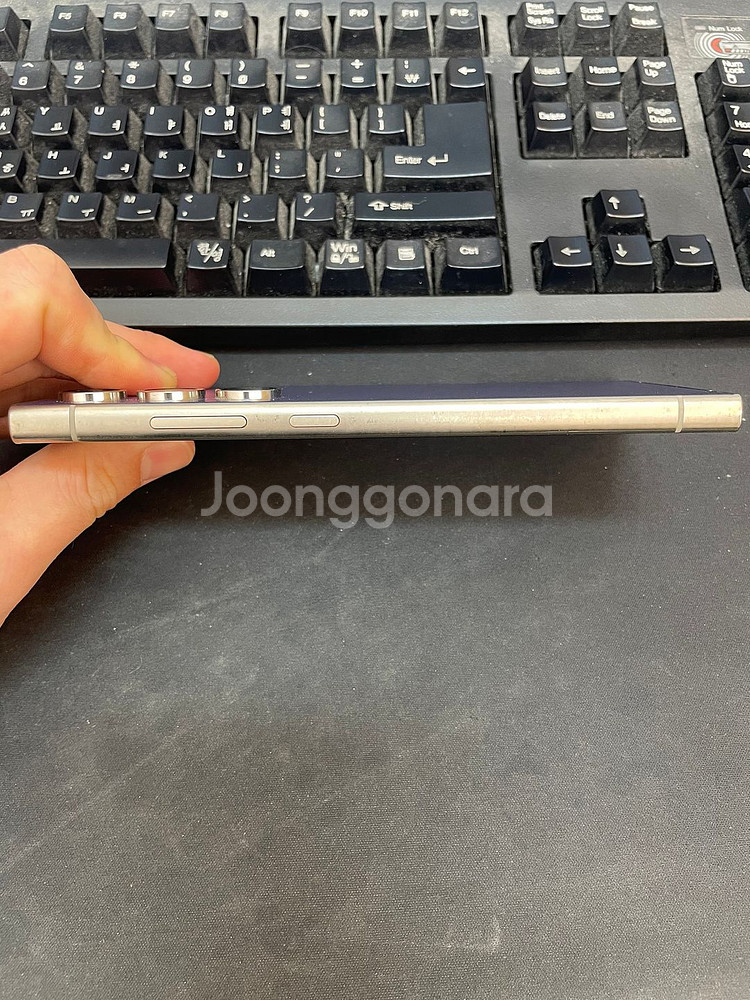 갤럭시S24울트라 퍼플 256GB 무잔상 상태좋은 중고90만5천팝니다--3