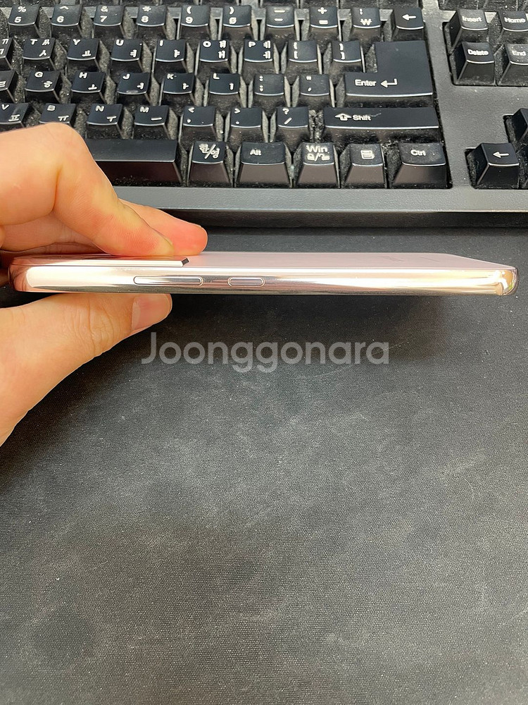 갤럭시S22 핑크골드 256GB 무잔상 상태좋은 중고33만7천팝니다--3