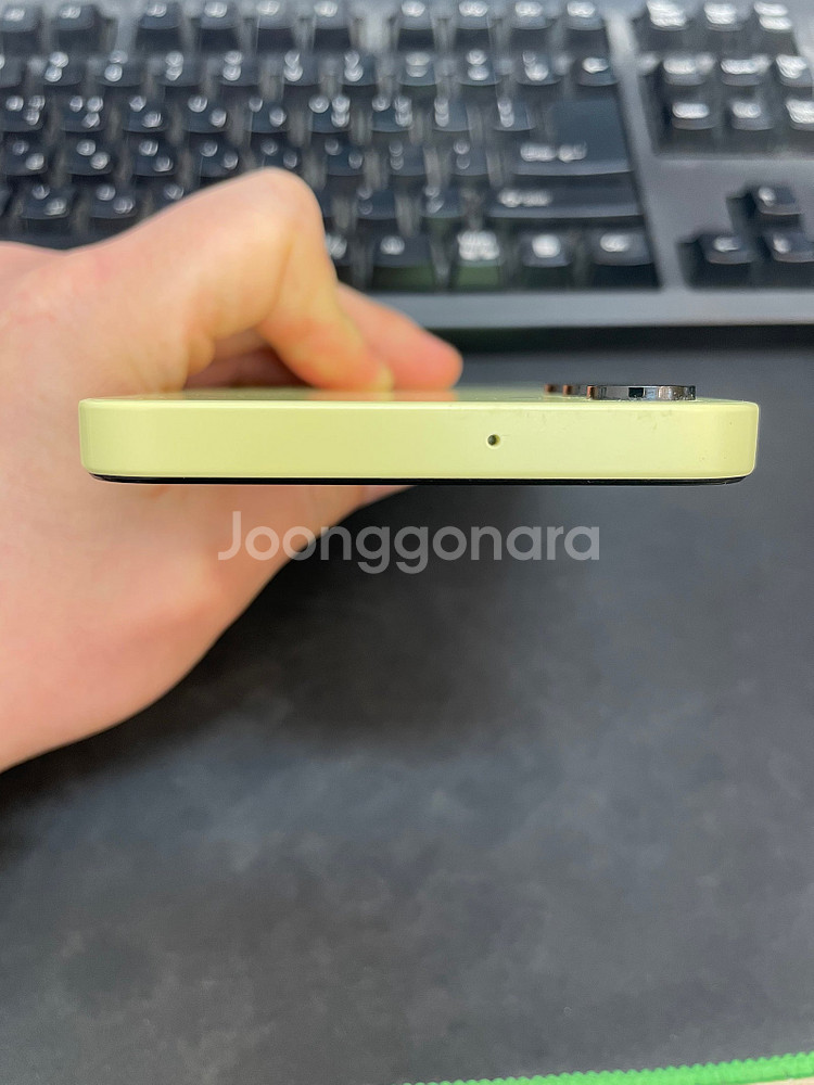 갤럭시A15 옐로우 128GB 무잔상 상태좋은 중고16만3천팝니다.--2