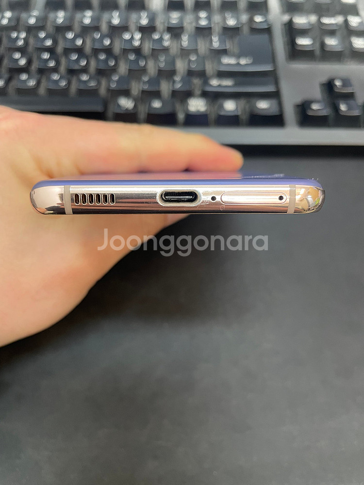 갤럭시S21 팬텀바이올렛 256GB 무잔상 가성비좋은 중고18만6cjs팝니다--4