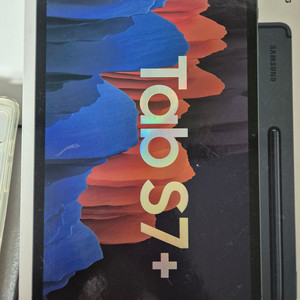 갤럭시탭 s7 플러스 , 갤럭시탭 s7+ 256g wifi 풀박스(깨끗합니다)