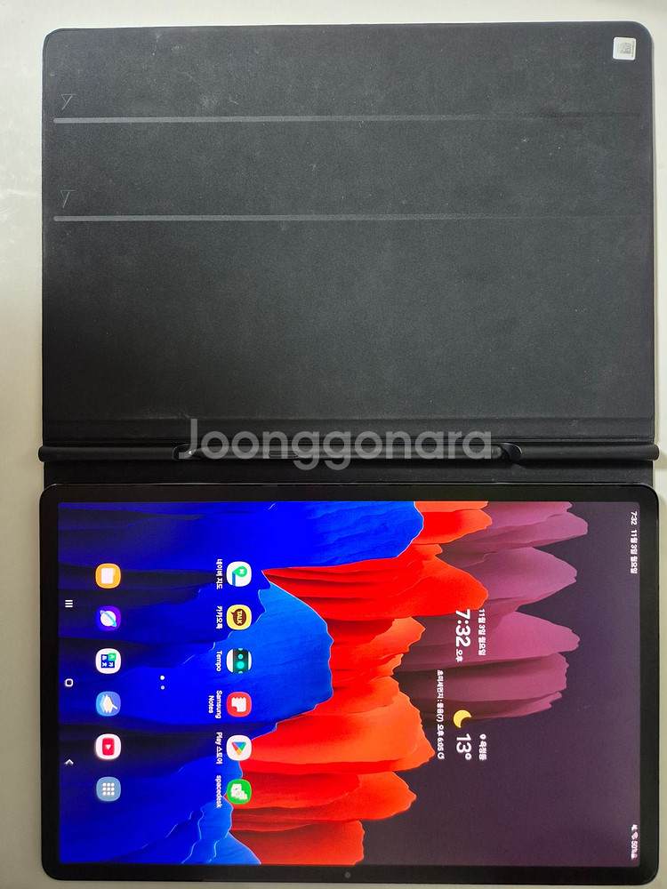 갤럭시탭 s7 플러스 , 갤럭시탭 s7+ 256g wifi 풀박스(깨끗합니다)--1