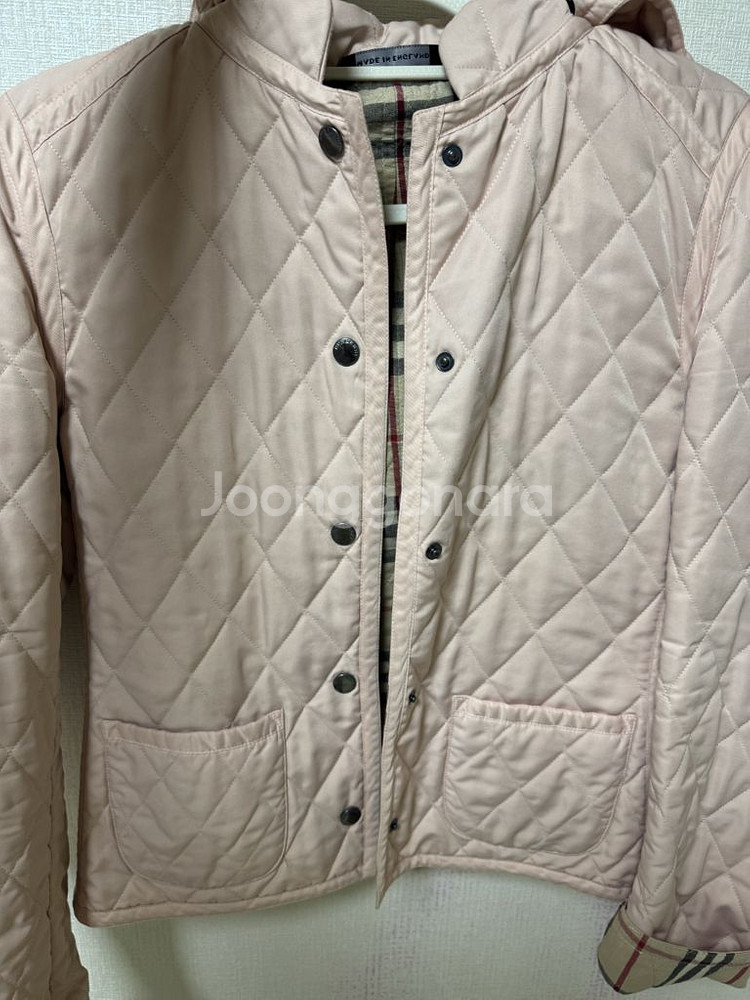 버버리 퀼팅 자켓--0