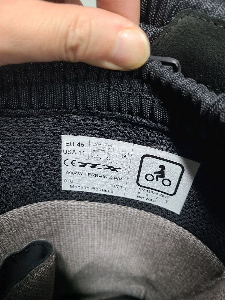 tcx 투어러 오토바이 부츠 45 사이즈 terrain--3