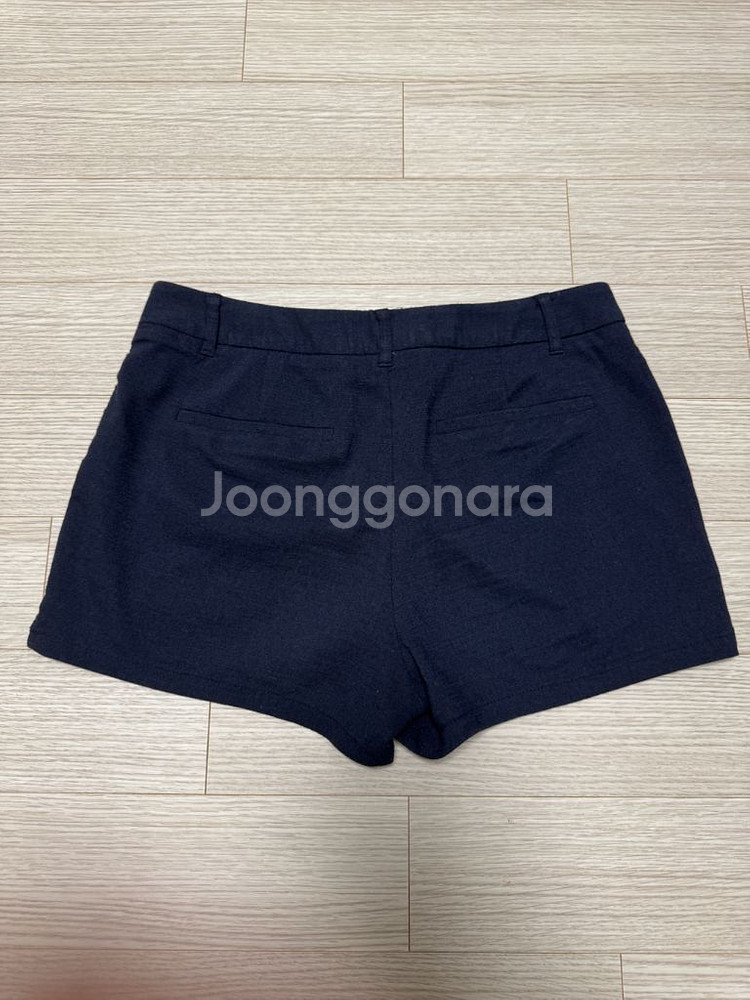 여성 네이비 반바지--2
