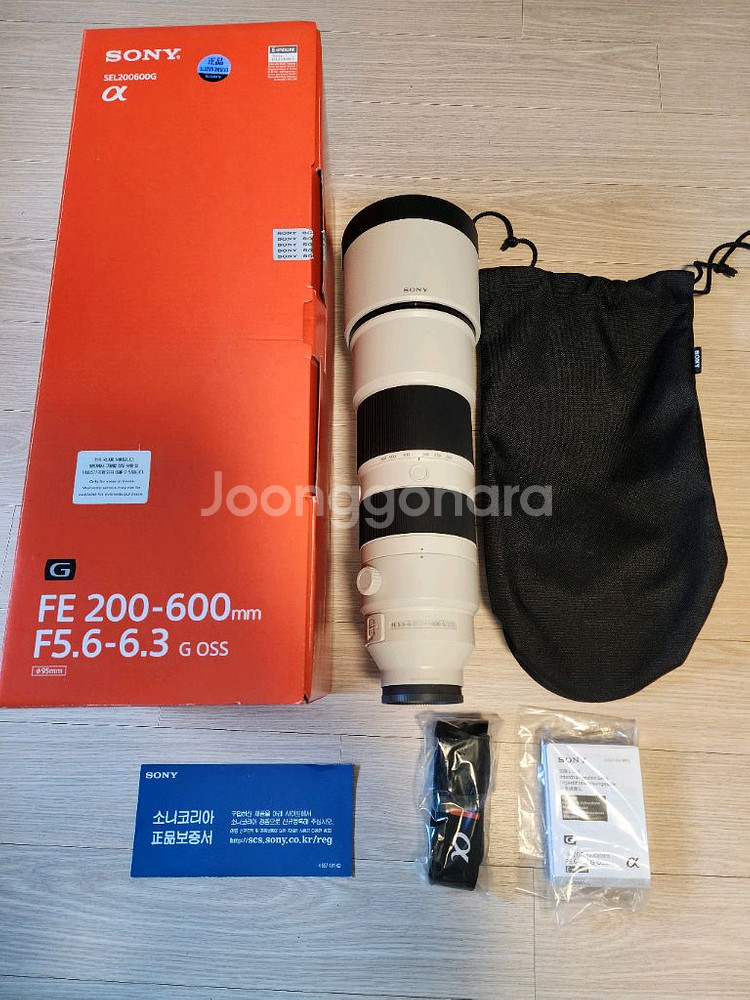소니코리아 정품 sel200600g fe 200-600mm f5.6-6.3 g oss--0