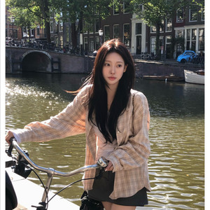 Leeds 샵리즈 더위시 너티 체크 셔츠 새상품