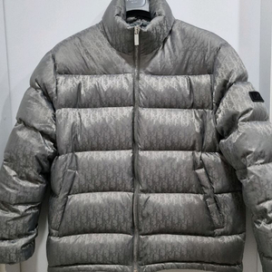 디올 오블리크 패딩 그레이