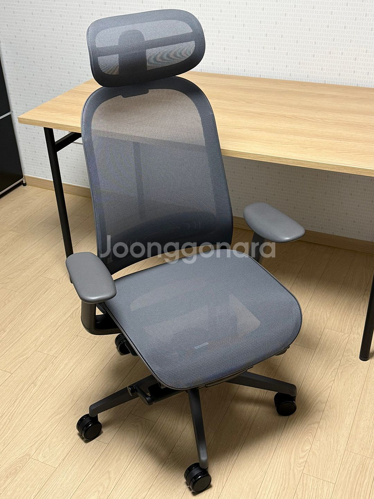 시디즈 t60 air 컴퓨터 사무용 책상 의자 (HLDA) 차콜--2