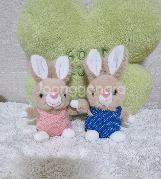 2개세트 토끼키링 퍼토끼 토끼인형--0