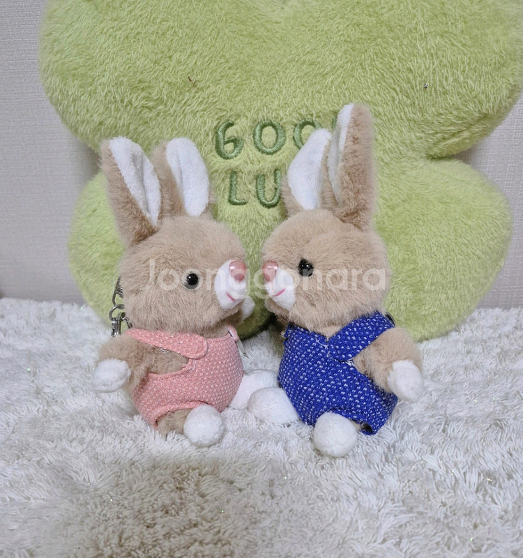 2개세트 토끼키링 퍼토끼 토끼인형--1
